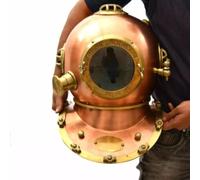 US Navy Mark V Antique Diving Divers Helmet Brass Steel Full Size Maritime Gift