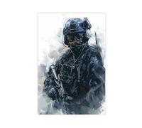 US Navy Seal Poster, High-Resolution Modern Wall Art Canvas Poster Wall Art Decor Print Picture Paintings for Living Room Bedroom Decoration 12x18inch(30x45cm)