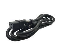 US Nema 5-15P to C19 AC Power Extension Cable Cord Nema 5-15P to IEC 320 C19 Power Cord(US Plug,1M) Black