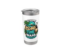 US Passport Tropical WAPA Candlelight Design Stainless Steel Insulated Tumbler