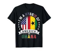 US Patriot Ghana Flag American Ghanaian Grown T-Shirt