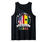 US Patriot Ghana Flag American Ghanaian Grown Tank Top