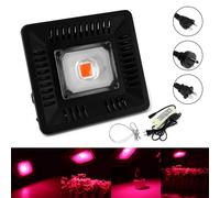 (US Plug) 100W Full Spectrum COB LED Grow Flood Light Waterproof Plant Veg Flower Hydroponic Lamp AC90-264V