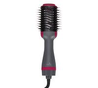 (US Plug) 110V / 220V 2 In 1 1000W Hair Dryer Blower Brush Comb Volumizer Straightening Curling Smoothing Comb Hair Drying Styling Tool