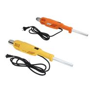 (US Plug) 120V/230V 2000W Electric Weed Burner Killer Stick Hot Air Guns 2 Nozzles Lawn Garden Tool