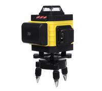 (US Plug, 16 line) 12/16 Line 4D Green Light Laser Level 6000mAh Large Battery Capacity Digital Self Leveling 360 Rotary Measure