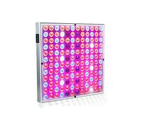 (US Plug) 32W144LEDs Square Panel Indoor Grow Lamp R+B+UV+IR+W Full Spectrum LED Growing Light AC85-265V