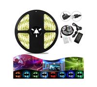 (US Plug) 5M 48W SMD5050 RGBW Waterproof Smart Wifi Alexa Google APP Control LED Strip Lights EU US Plug DC12V Christmas Decorations Clearance Christmas Lights