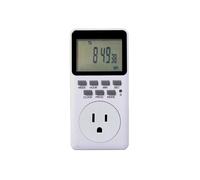 (US Plug) EU Plug Outlet Electric Digital Socket Timer Plug 220V Time Control Countdown Socket Timer Switch