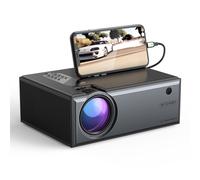 (US Plug) LCD Projector 2800 Lumens Phone Same Screen Version Support 1080P Input Dolby Audio Wireless Portable Smart Home Theater Projector Beamer