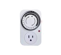(US Plug) Timing Socket Kitchen Socket 24-hour Cycle Switch Automatic Power-off Appointment Timer Switch Socket 3600W