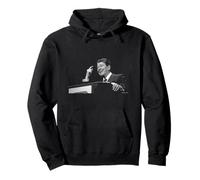 US President Ronald Reagan Birthday Speech By Michael Grecco Pullover Hoodie
