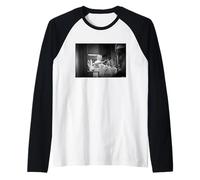 US President Ronald Reagan Haircut 1988 by Michael Grecco Raglan Baseball Tee