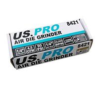 US PRO 1/4" Air Die Grinder - Compact & Lightweight 8421
