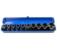 US PRO 10pc 1/2"dr Shallow Impact Socket Set Metric MM B1396