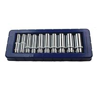 US PRO 3237 10pc 3/8'' DR Deep Sockets Set 10-19mm, Blue