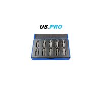 US PRO 10pc Screw extractors Set, Removes Broken Studs Screws 3mm-11mm