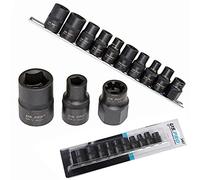 US PRO 10pc Specialist Profile Automotive Socket Set M6S M8S M10S M12S 20mm 10 Point 5 Sided Sockets