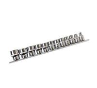 Us Pro 12Pc 3/8"dr Shallow Sae Sockets 12 Point On Rail 1/4" To 7/8" 1391