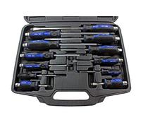 US Pro 12pc Go-Through Screwdrivers Set, Screw Driver Slotted, Philips B1610