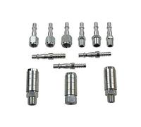 US PRO 12pc One Touch Quick Release Air Hose Fittings Couplings 8787