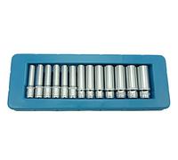 US PRO 13pc 1/4" dr Deep Sockets 4-14mm Single Hex 6 Point 1388