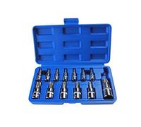 US PRO 13pc Torx Star Bit Socket Set - Tamper Bit Sockets T8 - T70 1497