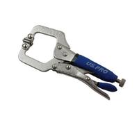 Us Pro 150mm Locking C Clamp With Swivel Contact Pads Mole Vice Grip 1607