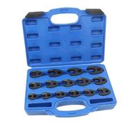 US PRO 15PC Crow Foot Spanner Set 8mm-24mm Heavy Duty Open End Wrench 7594