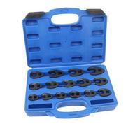 Us Pro 15Pc Crow Foot Spanner Set 8mm-24mm Heavy Duty Open End Wrench 7594