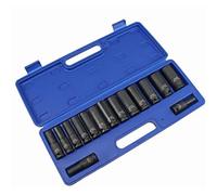 US PRO 15pc Deep Wall Impact Set 10mm - 24mm 1/2" Drive 3780