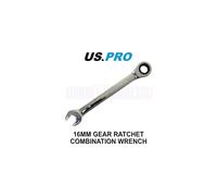 US PRO 16mm Ratchet Spanner Wrench 72 Teeth Open & Ring End Wrench 3577