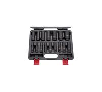 US PRO 16PC 1/2'' Dr 6-Point European Deep Impact Socket Set B1340