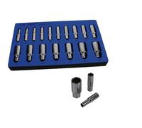 US PRO 17pc 3/8 Dr Metric Deep Socket Set 6 Point 8-24mm 3258