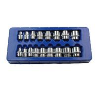 Us Pro 17Pc 3/8 Dr Shallow Sockets Set, Socket 6 Point 8-24mm 1376