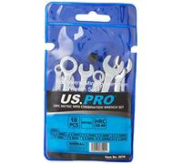 US PRO 2079 10pc Mini Metric Combination Spanner Set 4-11mm, Chrome