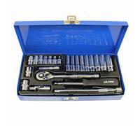 Us Pro 24Pc 1/4 Dr 6 Point Metric Socket Set 4 - 13mm 3253