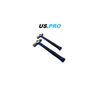 US PRO 2pc Ball Pein Hammers Set 16 & 32oz TPR Handle 3375