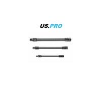 US PRO 3 Piece Flexible Extension Bar Adaptor Set - 1/4" 3/8" 1/2" Drives 4144