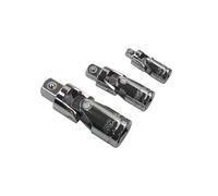 US Pro 3 Piece Universal Joint Socket Adapter Bendy Knuckles Set 1/2" 1/4" 3/8