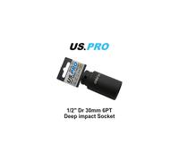 US PRO Single 30mm Deep Impact Socket 1/2in Drive