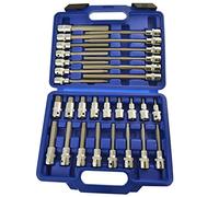 US PRO 30pc 1/2" Dr Hex Allen Key Bit Socket Set Shallow & Deep 5mm - 19mm 3229