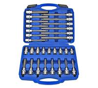 US PRO 30pc 1/2" Dr Hex Allen Key Bit Socket Set Shallow & Deep 5mm - 19mm 3229