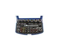 US PRO 31 Piece 1/4" Dr Socket & Bit Set With Ratchet 3219