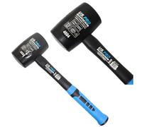US PRO 32OZ Rubber Mallet FIBREGLASS Handle