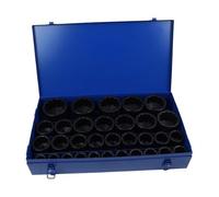 US PRO 32PC 3/4″ Drive 12 Point Impact Socket Set19-60MM Heavy Duty CR-MO