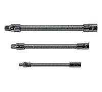 US PRO 3PC Flexible Extension BAR Set - 1/4 3/8