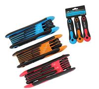 US Pro 3pc Folding Key Set Star Torx, Metric and Imperial Ball End Hex SAE