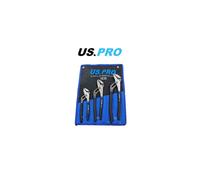 US PRO 3pc Groove Slip Joint Water Pump Pliers Set 1830