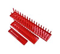 US PRO 3pc Socket Storage Racks Tray Pegs For 1/4" 3/8" 1/2" Drive Sockets 2219